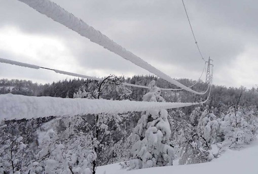 No more blackouts due to ice overloads in overhead power lines