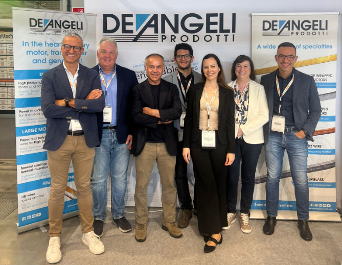 De Angeli Prodotti team at coiltech 2023