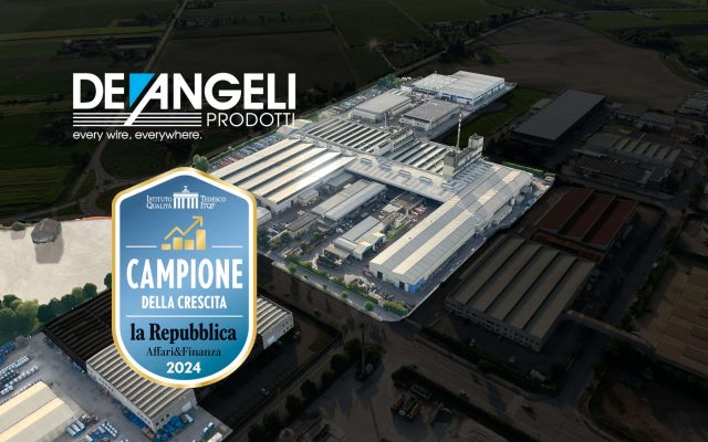 Ancora una volta De Angeli Prodotti tra i Campioni della Crescita!