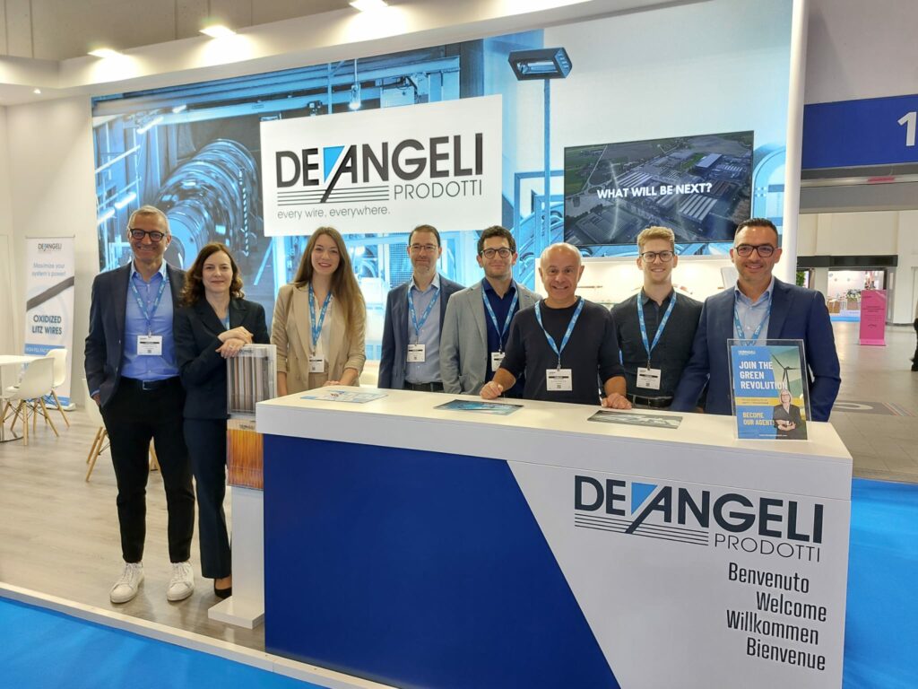 De Angeli Prodotti team sales at CWIEME 2024