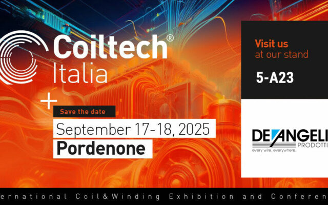 Coiltech Italia: we will be in Pordenone with our latest innovations for the electrical winding industry