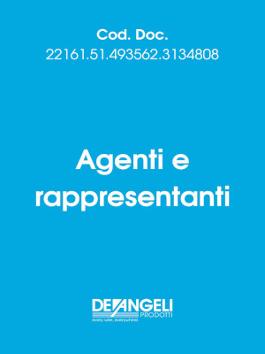 Informativa ad agenti e rappresentanti