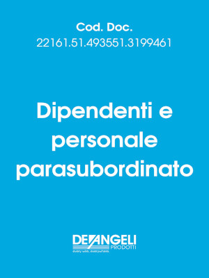 Dipendenti e personale parasubordinato