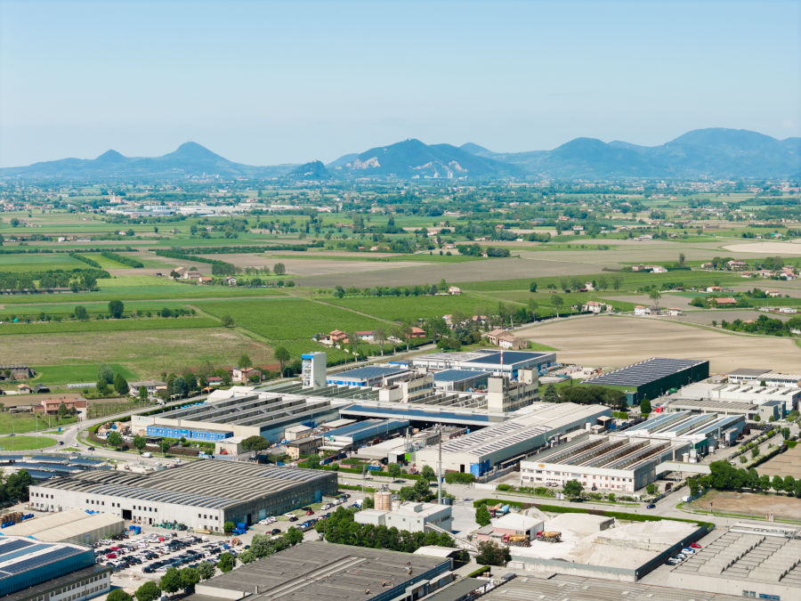 Panoramica azienda De Angeli Prodotti Bagnoli di Sopra